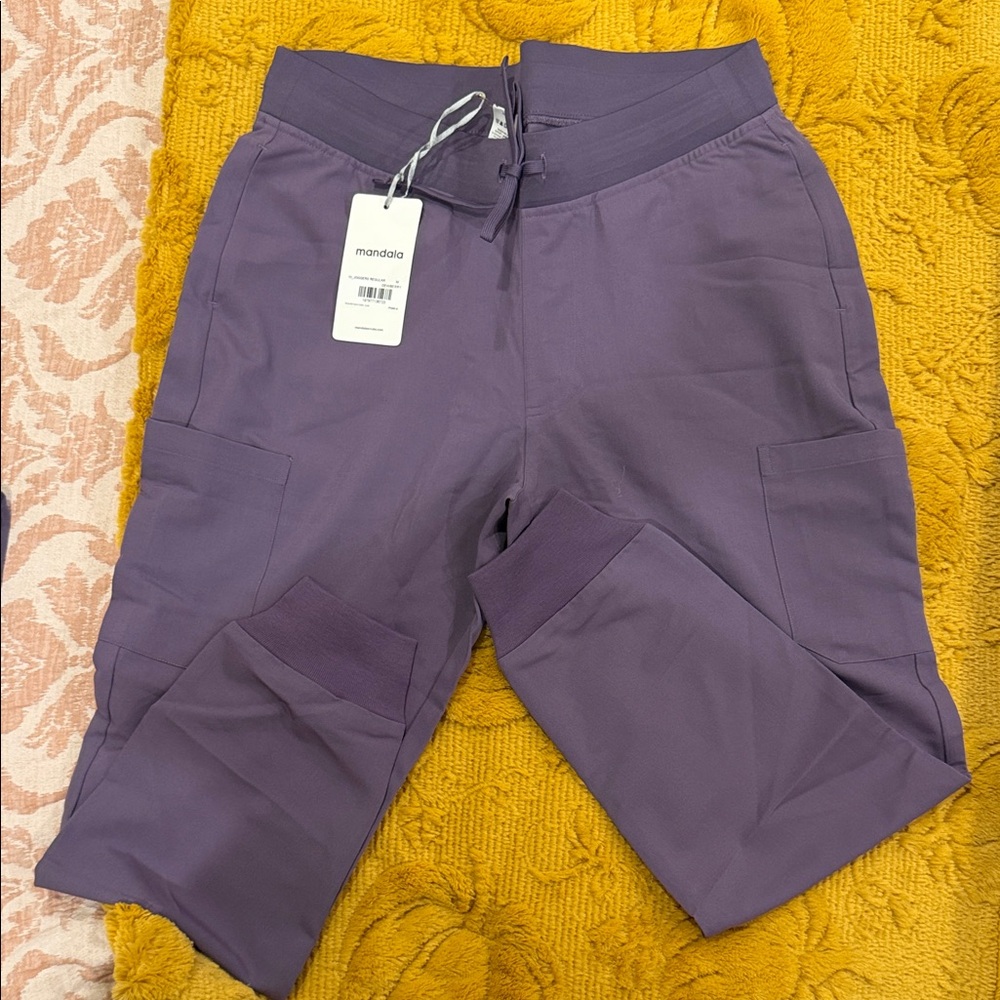 NWT Mandala Purple Jogger Pants Sz Medium